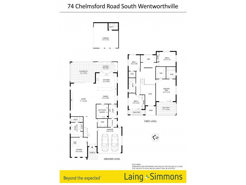 74 Chelmsford Road, South Wentworthville NSW 2145 Floorplan