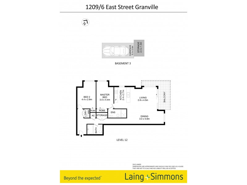 1209/6 East Street, Granville NSW 2142 Floorplan