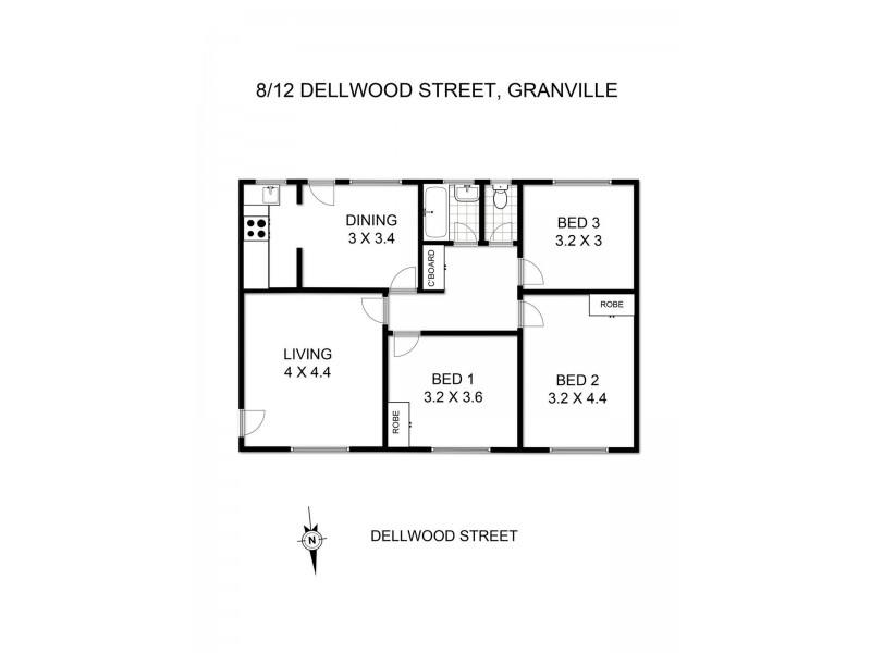 8/12 Dellwood Street, Granville NSW 2142