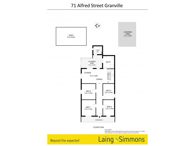 71 Alfred Street, Granville NSW 2142 Floorplan