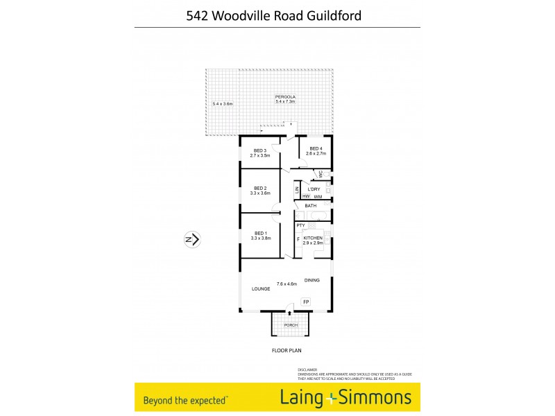 542 Woodville Road, Guildford NSW 2161 Floorplan