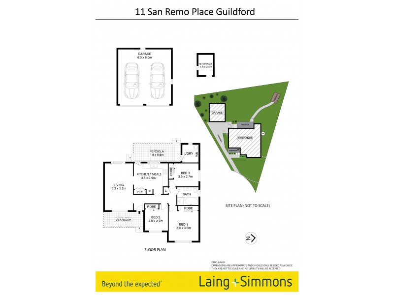 11 San Remo Place, Guildford NSW 2161 Floorplan