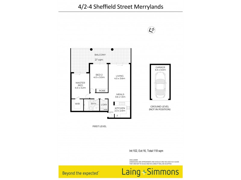 4/2-4 Sheffield Street, Merrylands NSW 2160 Floorplan