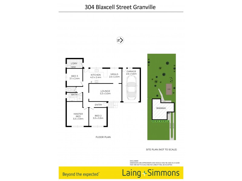 304 Blaxcell Street, Granville NSW 2142 Floorplan