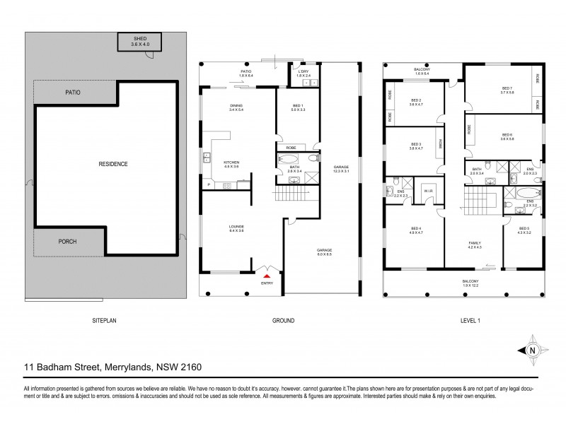 11 Badham Street, Merrylands NSW 2160 Floorplan
