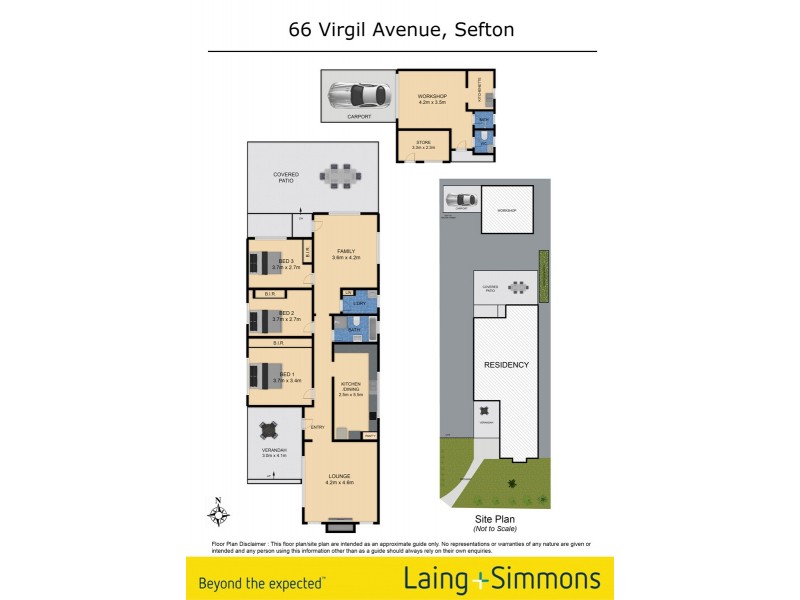 66 Virgil Avenue, Sefton NSW 2162 Floorplan