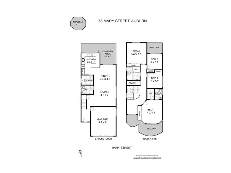 78 Mary Street, Auburn NSW 2144 Floorplan
