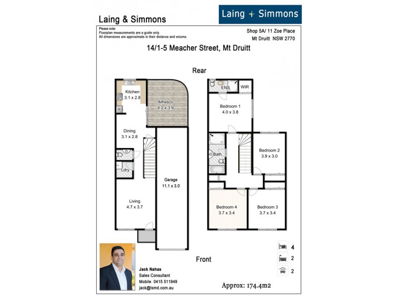 14/1-5 Meacher Street, Mount Druitt NSW 2770 Floorplan