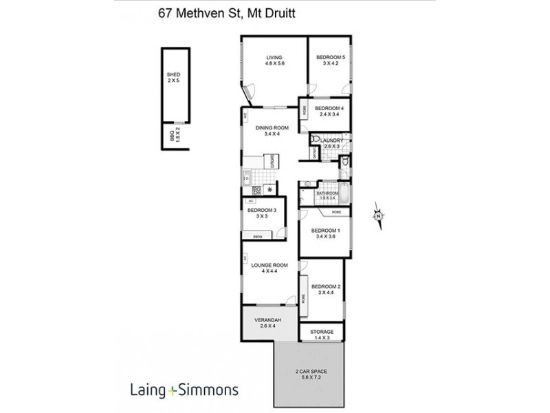 67 Methven Street, Mount Druitt NSW 2770 Floorplan