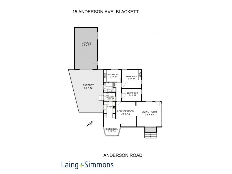 15 Anderson Avenue, Blackett NSW 2770 Floorplan
