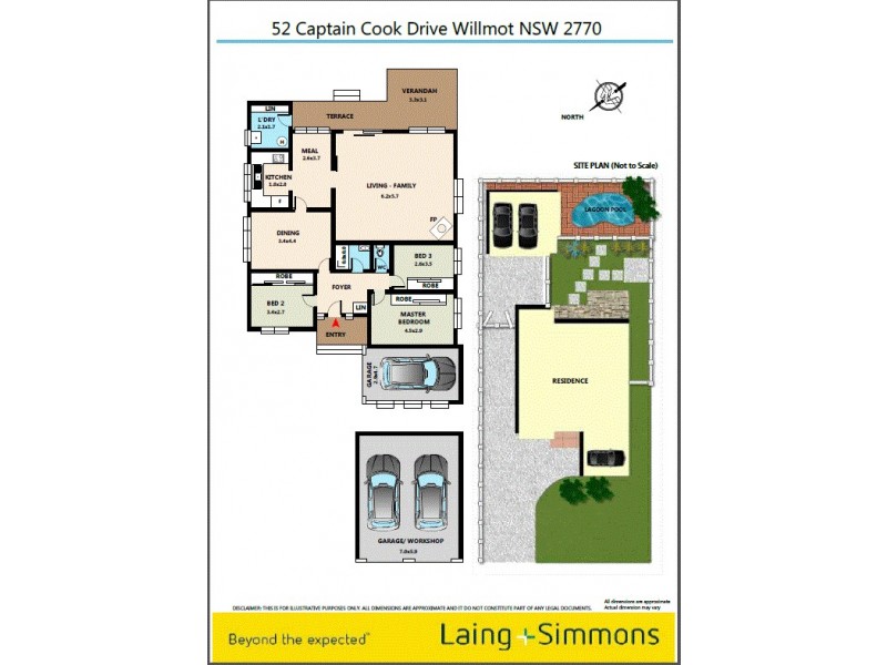 52 Captain Cook Drive, Willmot NSW 2770 Floorplan