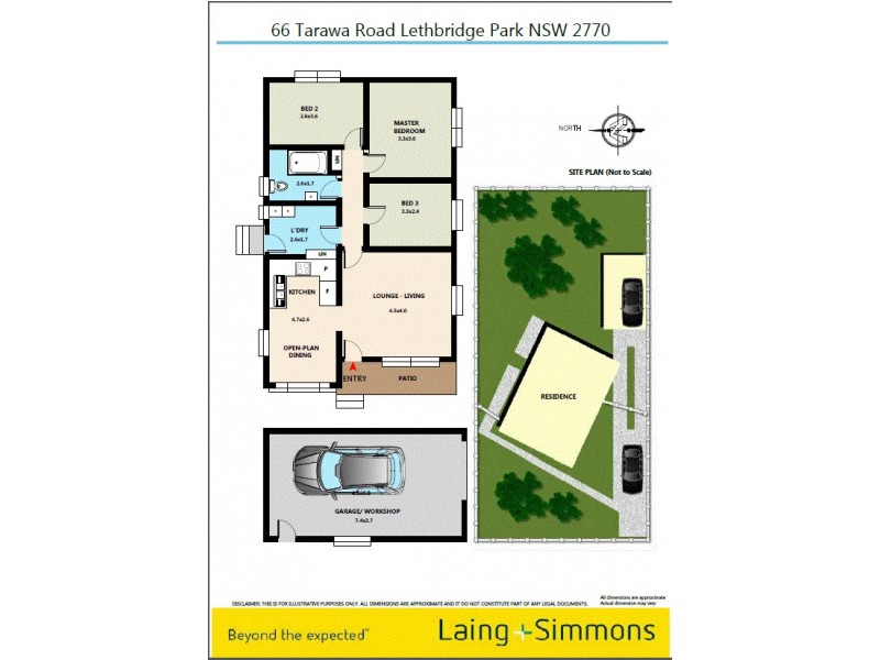 66 Tarawa Road, Lethbridge Park NSW 2770 Floorplan