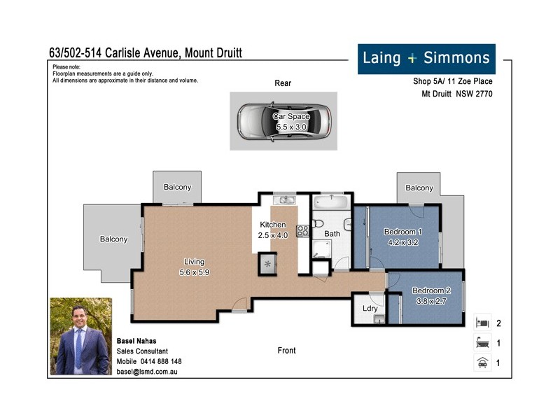 63/502-514  Carlisle Avenue, Mount Druitt NSW 2770 Floorplan