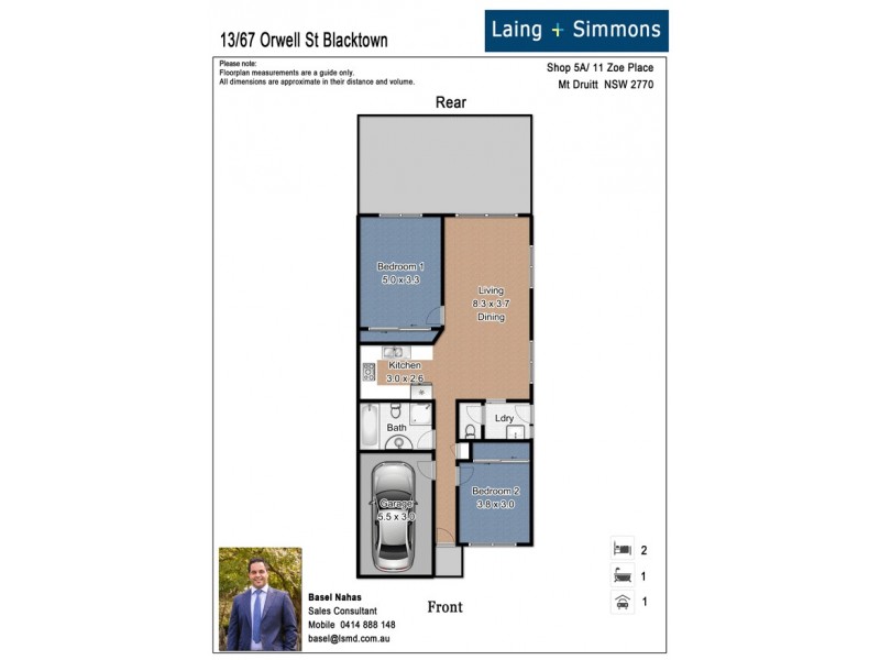 13/67 Orwell Street, Blacktown NSW 2148 Floorplan