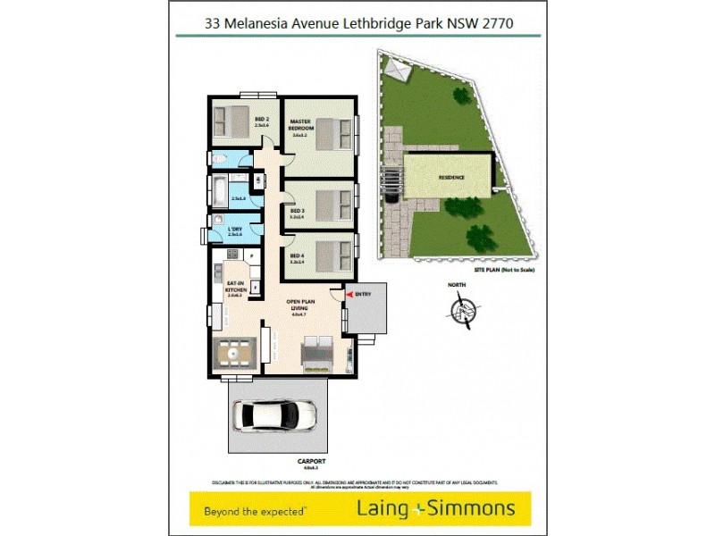 33  Melanesia Avenue, Lethbridge Park NSW 2770 Floorplan