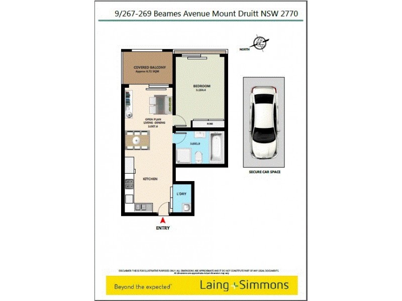 9/267-269 Beames Avenue, Mount Druitt NSW 2770 Floorplan