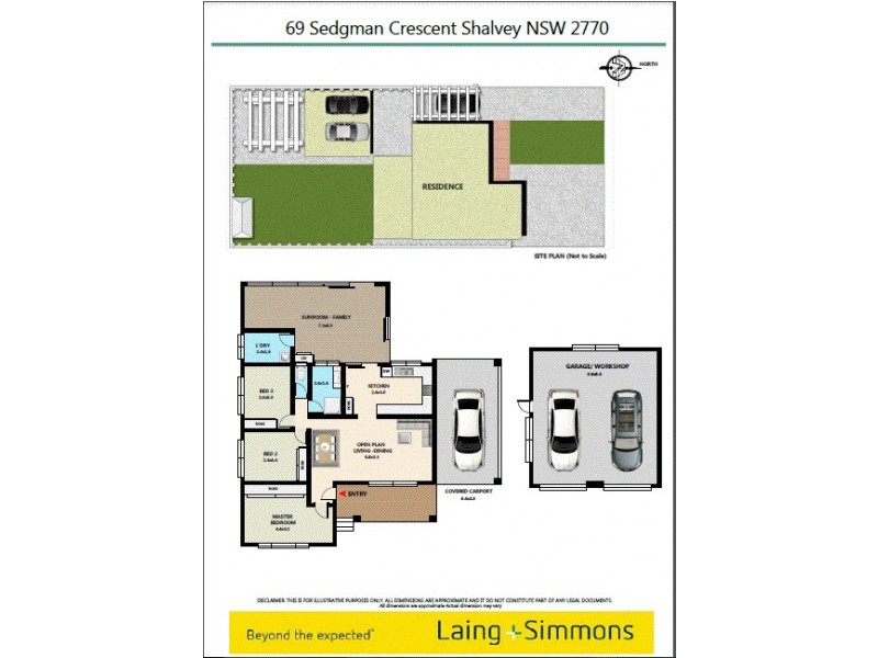 69  Sedgman Crescent, Shalvey NSW 2770 Floorplan
