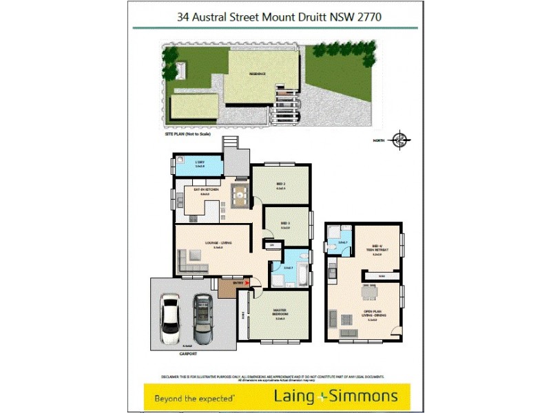 34 Austral Street, Mount Druitt NSW 2770 Floorplan