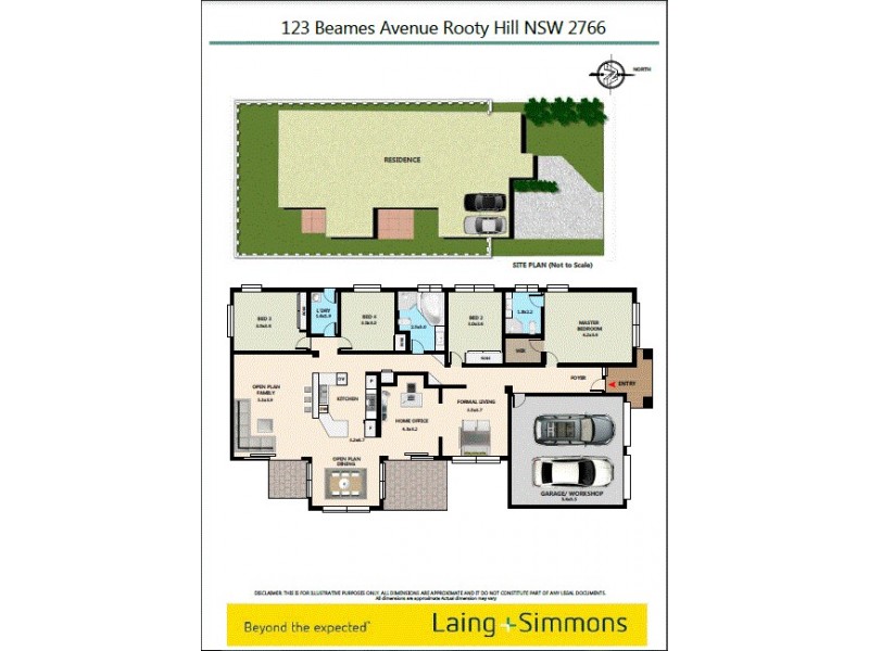 123 Beames Ave, Rooty Hill NSW 2766 Floorplan