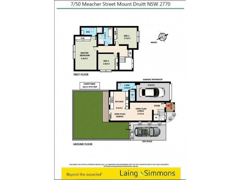 7/50 Meacher Street, Mount Druitt NSW 2770 Floorplan