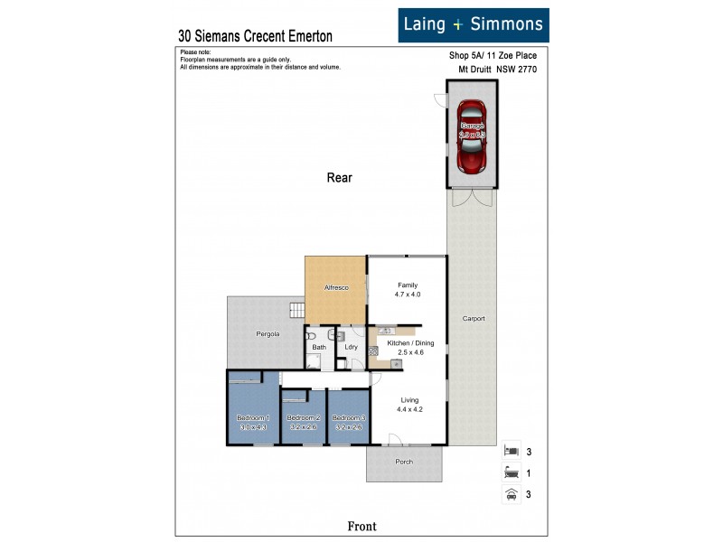 30 Siemens Crescent, Emerton NSW 2770 Floorplan