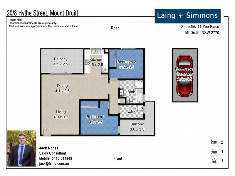 20/8 Hythe Street, Mount Druitt NSW 2770 Floorplan