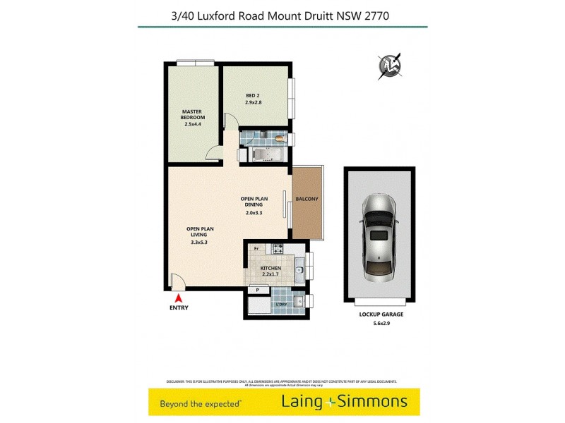 3/40 Luxford Road, Mount Druitt NSW 2770 Floorplan