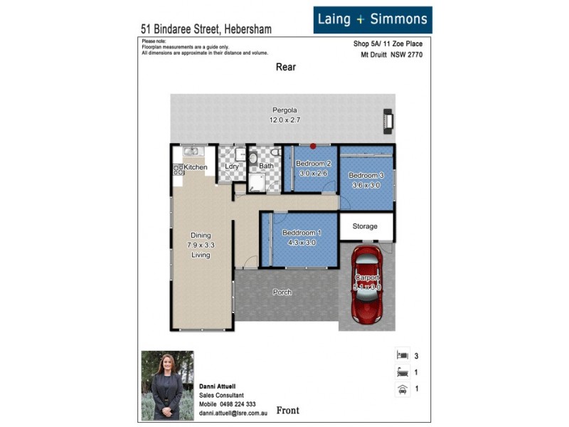 Hebersham NSW 2770 Floorplan