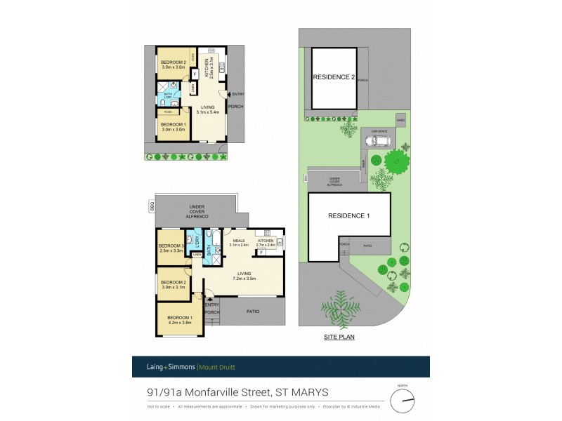91 & 91A  Monfarville Street, St Marys NSW 2760 Floorplan