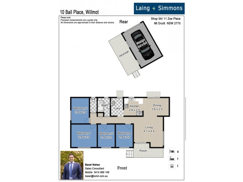 10 Ball Place, Willmot NSW 2770 Floorplan