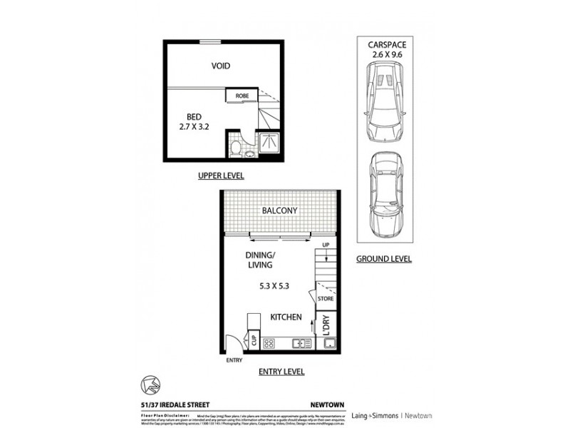 51/37  Iredale Street, Newtown NSW 2042 Floorplan