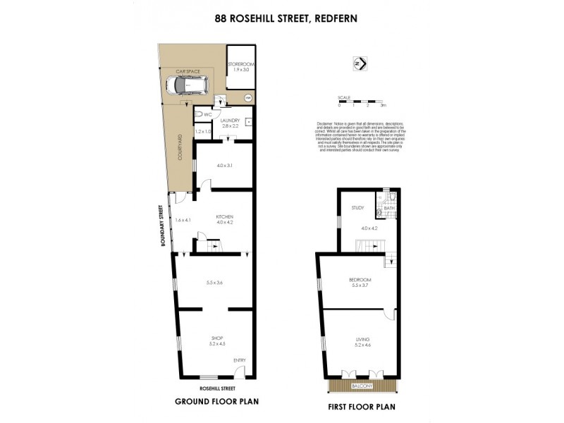 88 Rosehill Street, Redfern NSW 2016 Floorplan