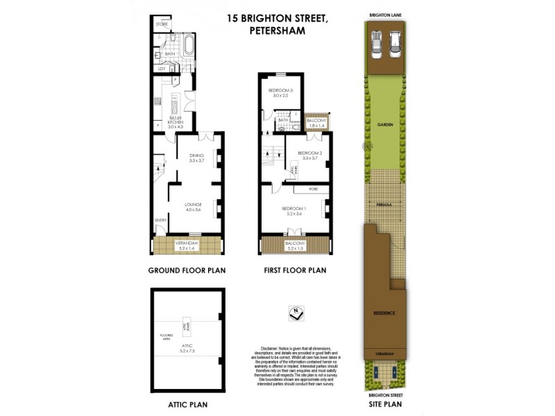 15 Brighton Street, Petersham NSW 2049 Floorplan