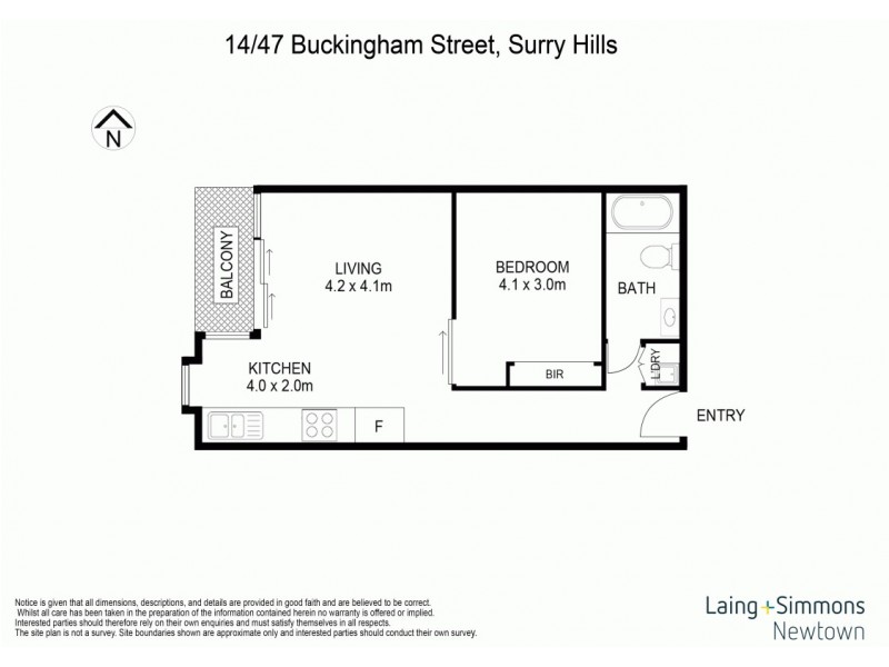 14/47-49 Buckingham Street, Surry Hills NSW 2010 Floorplan