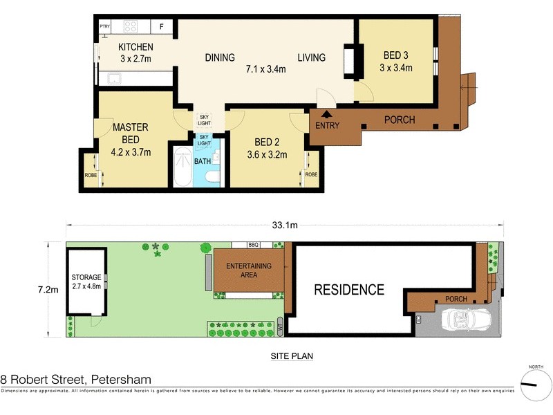 8 Robert Street, Petersham NSW 2049 Floorplan