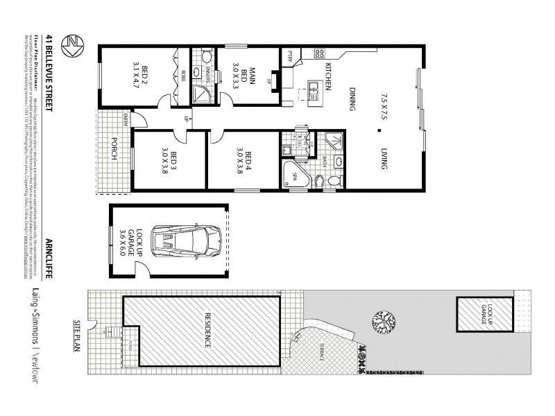41 Bellevue Street, Arncliffe NSW 2205 Floorplan
