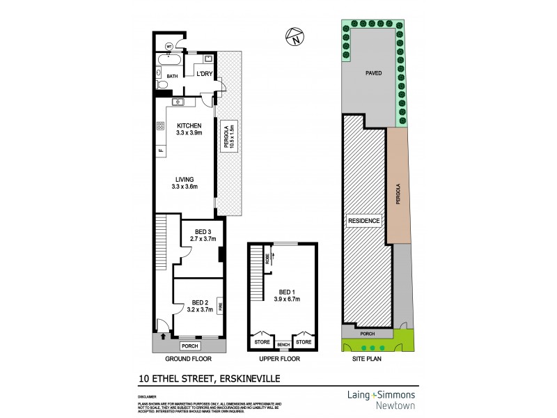 10  Ethel Street, Erskineville NSW 2043 Floorplan
