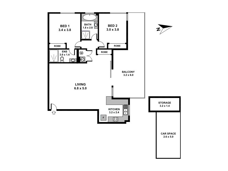 2/35-37 Darcy Road, Westmead NSW 2145 Floorplan