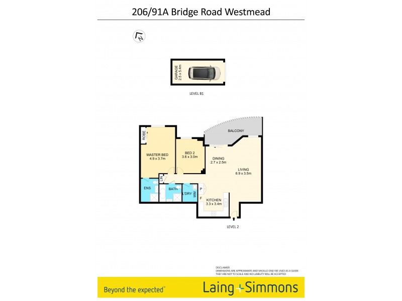 206/91A Bridge Road, Westmead NSW 2145 Floorplan