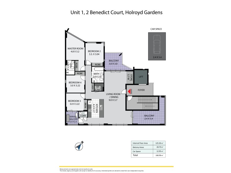 2 Benedict Court, Merrylands NSW 2160 Floorplan