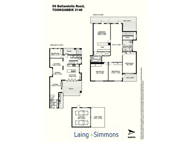 99 Ballandella Road, Toongabbie NSW 2146 Floorplan