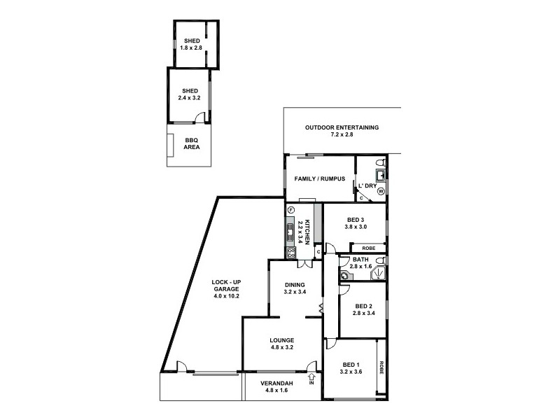 8 Sandra Avenue, Panania NSW 2213 Floorplan