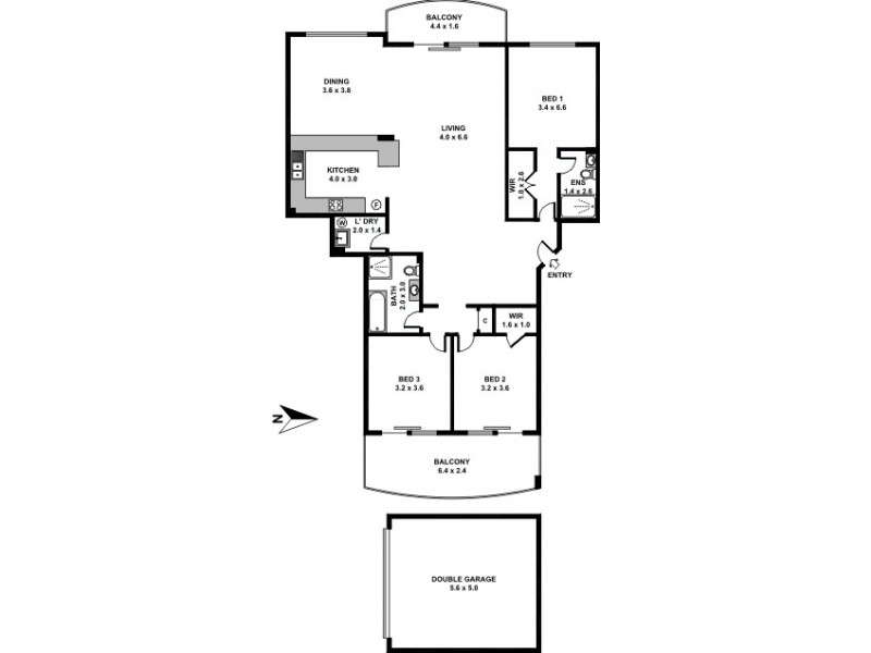 3/1 Cheriton Avenue, Castle Hill NSW 2154 Floorplan
