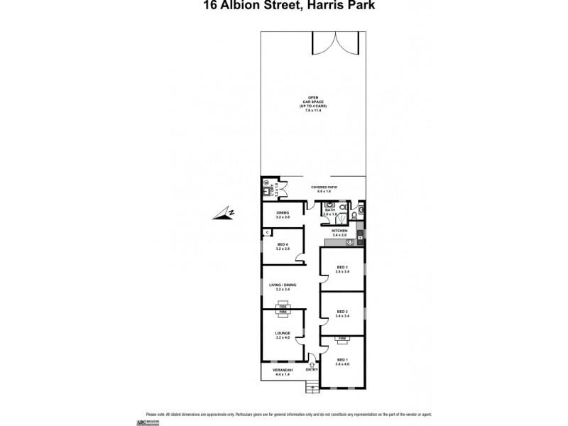 16 Albion Street, Harris Park NSW 2150 Floorplan