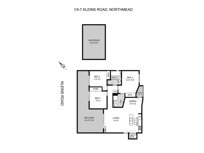 1/5-7 Kleins Road, Northmead NSW 2152 Floorplan