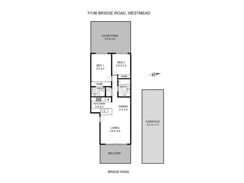 7/136 Bridge Road, Westmead NSW 2145 Floorplan