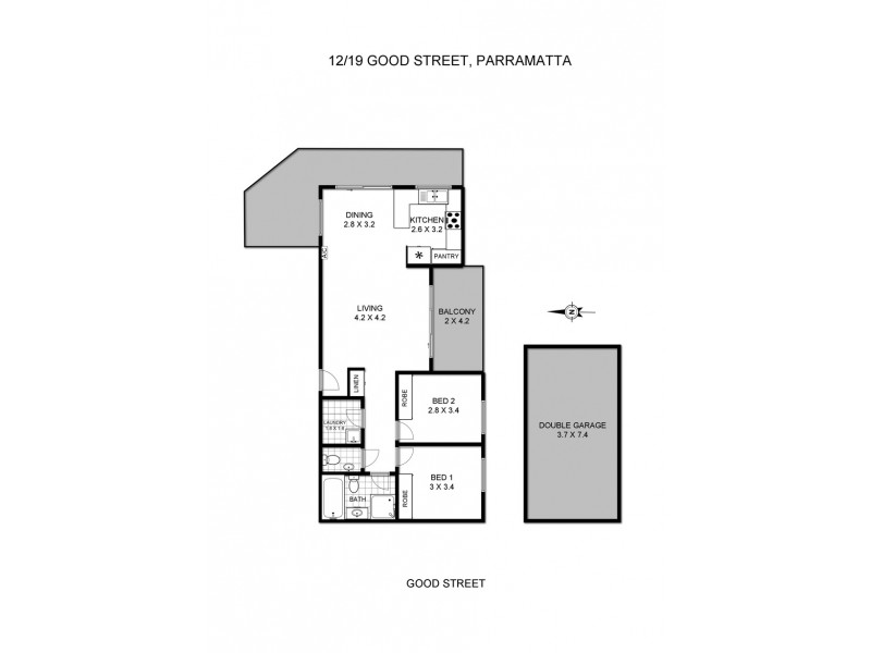 12/19-21 Good Street, Parramatta NSW 2150 Floorplan