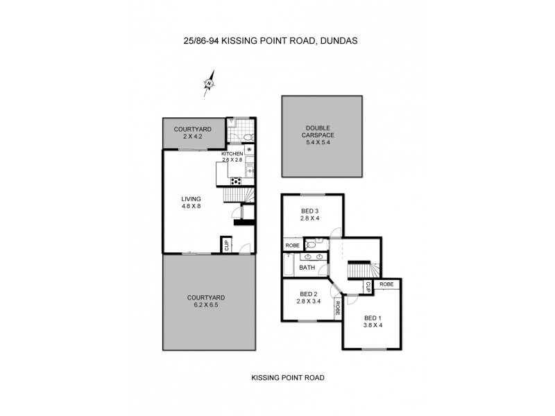 25/86-94 Kissing Point Road, Dundas NSW 2117 Floorplan