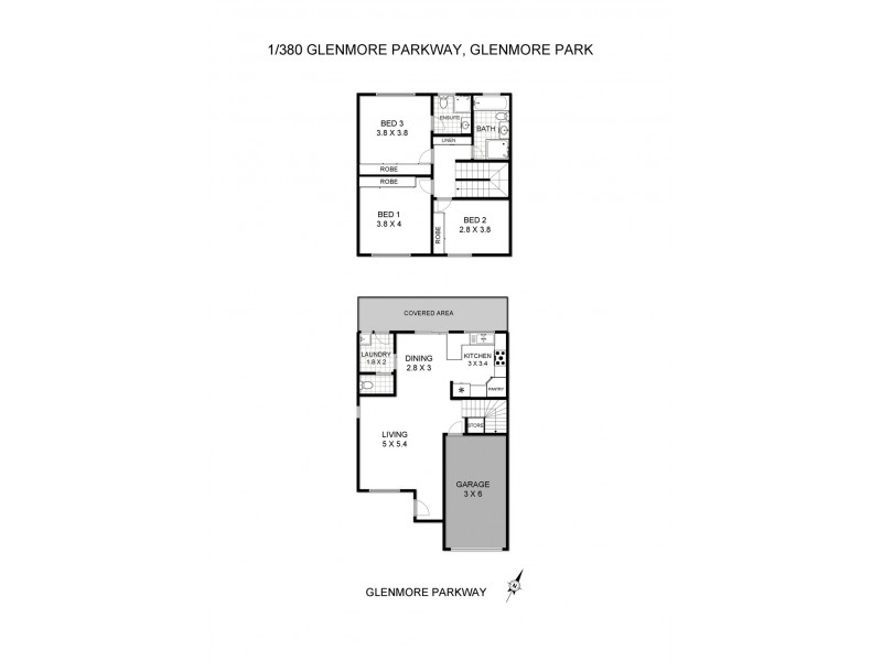 1/380 Glenmore Parkway, Glenmore Park NSW 2745 Floorplan