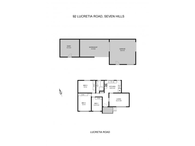 92 Lucretia Road, Seven Hills NSW 2147 Floorplan